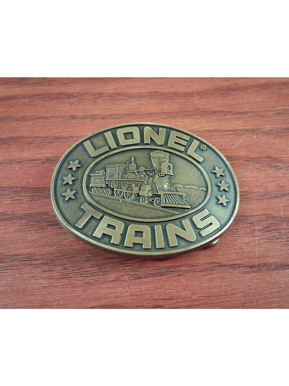 Lionel Train Brass Belt Buckle Detailed Vintage 1978